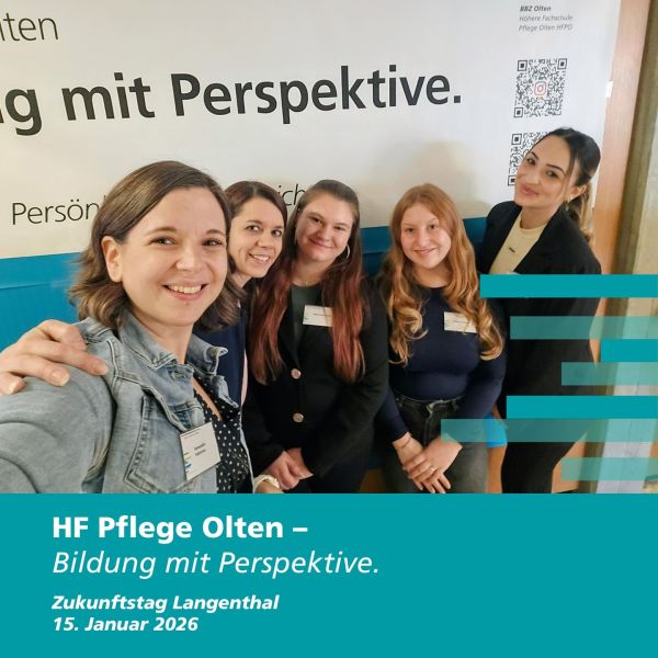 Wir und drei unserer Studis waren letzte Woche am Zukunftstag in Langenthal auch mit dabei. Danke fürs Vorbeikommen! 😊

#BBZ #GSBS #HFPO #Fachschule #Pflege #Olten #Bildung #Weiterbildung #ZukunftstagLangenthal