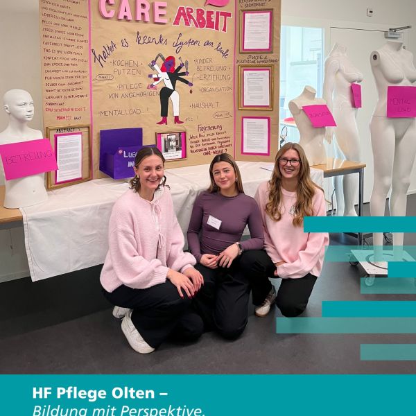 Unbezahlte Care-Arbeit? Für viele scheinbar selbstverständlich.

Lena, Laura, Elinor und Elena aus den Klassen HFS23A und HFP23B machten an unserem Pflegeforschungskongress auf die oft unbezahlte, aber als selbstverständlich angesehene Care-Arbeit und das damit verknüpfte System aufmerksam. In einer emotionalen Diskussionsrunde gingen sie auf die Konflikte zwischen Berufs- und Familienrollen ein, die bei psychischen Belastungen durch unbezahlte Care-Arbeit entstehen.

Neugierig? Jetzt Kontakt aufnehmen: hf-pflege.ch.

#BBZ #GSBS #HFPO #Fachschule #Pflege #Olten #Bildung #Weiterbildung #Pflegeforschungskongress